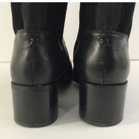 Marc Fisher Wide Calf Leather Tall Shaft Boots - Picture 8 of 12